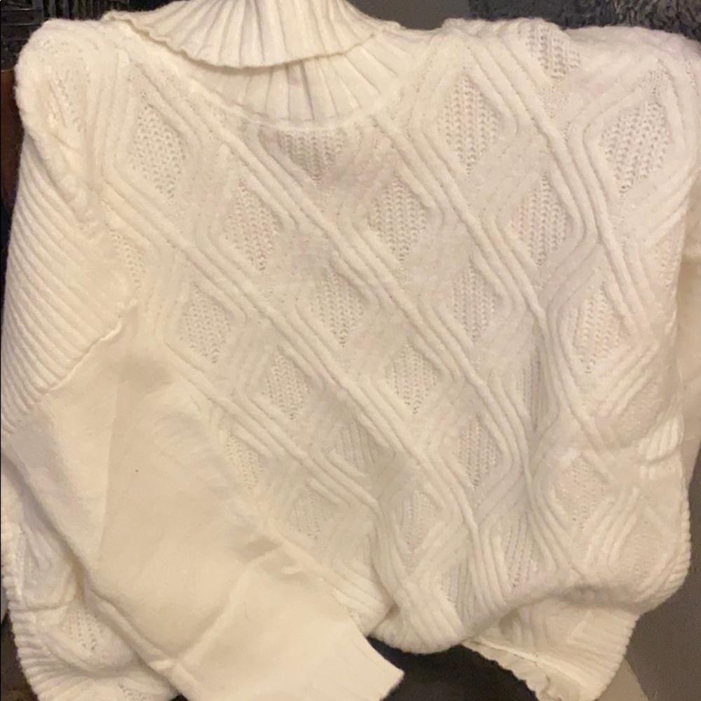 White Turtle Neck